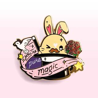 Enamel Pin Magic Hat Bunny