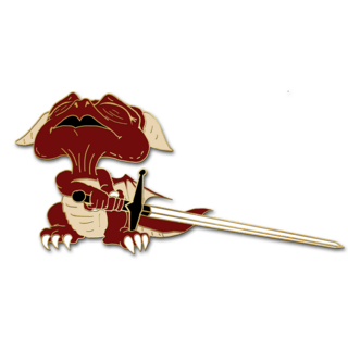 Not Strong Enough - Dungeon Derpies pin