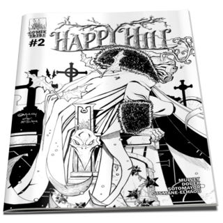 Happy Hill #2C (Inks Only Mulvey Cover)