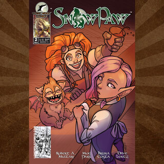 Snow Paw #2 Variant Cover By K Lynn Smith