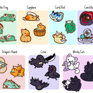 Critters Collective Mini Pins Set