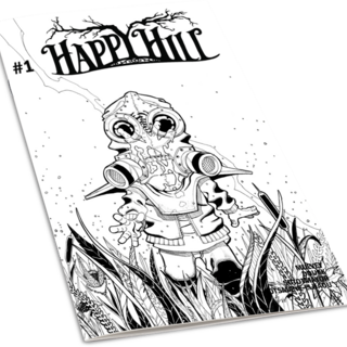 Happy Hill #1C Original Sketch Cover Drawn by Joe Mulvey