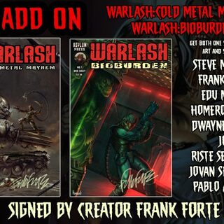 Warlash:Cold Metal & Bioburden Signed