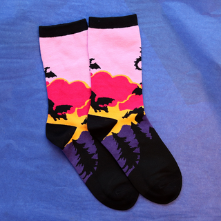 Sunset Dragon Socks