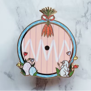 Pastel Spring Door Enamel Pin