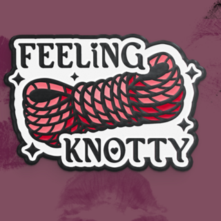 Feeling Knotty Sticker