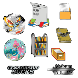 All 9 Hard Enamel Pins (the complete set)
