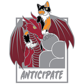 Con Adventurers "Anticipate" Hard Enamel Pin