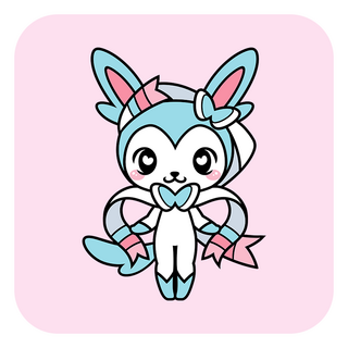Pokemon Shiny Sylveon Enamel Pin