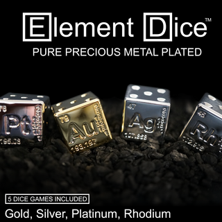 Element Dice 2: Plated (Gold, Silver, Platinum, Rhodium)