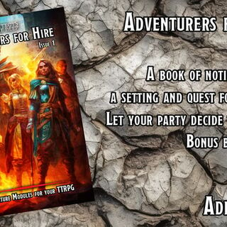 Adventurers for Hire Book