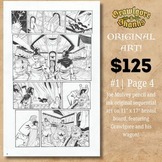 G&S #1 - Page 4 | ORIGINAL ART BY JOE MULVEY