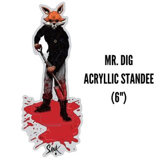Mr. Dig Acrylic Standee (6") - Limited Edition