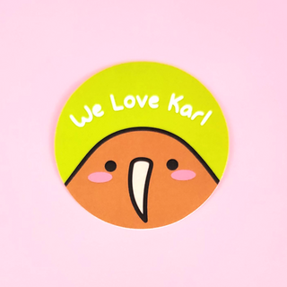 Vinyl Sticker - We Love Karl