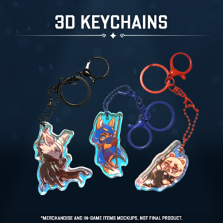 Keychain's (Reynard, Varken & Koal)