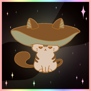 Mini Pin - Porcini (Purrcini? :D)