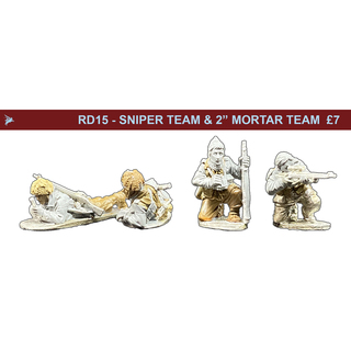 4x Sniper team & 2" Mortar team