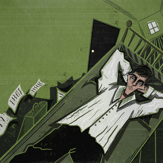 Cant Sleep- Art Print