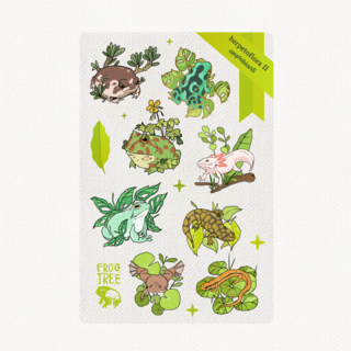 Amphibian - 4x6" Vinyl Sticker Sheet