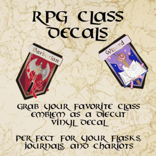 RPG Class Sticker