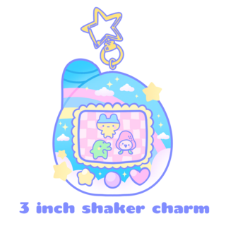 Tamagotchi Shaker Charm