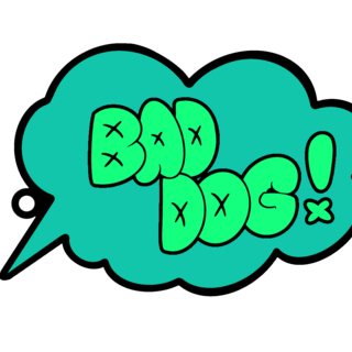 "BAD DOG!" PVC Rubber Keychain