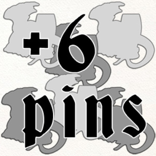 Six pins - Pre Order
