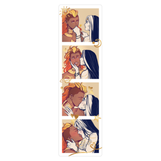 Sun & Moon Kissing Booth Photostrip