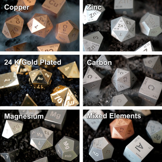 Element Dice: Polyhedral Sets (13 Options)