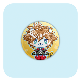 Kingdom Hearts Sora Badge Button
