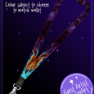 Nebula Fox Lanyard by KanizoArt