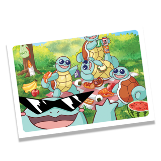 Turtle gang mini print