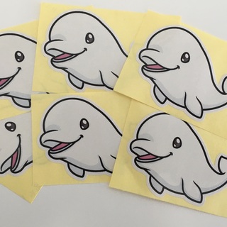 3" Whale Vinyl sticker set
