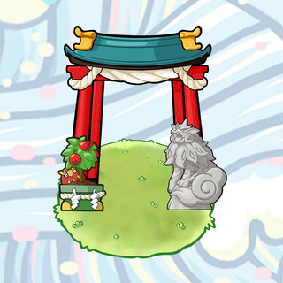 The Shrine standee (standard)