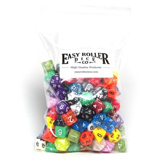 One Pound Bag of Random Polyhedral Dice