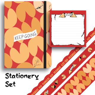 Cookie Stationery Set