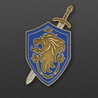 "Crest of the Lion" Enamel Pin