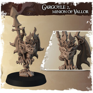 Gargoyle with Spear, minion of Vallor