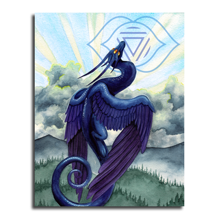 The Third-Eye Chakra 8.5 x 11 Print