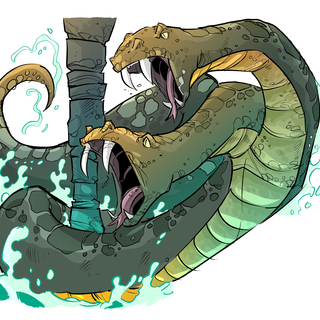 Sewer Snake sticker