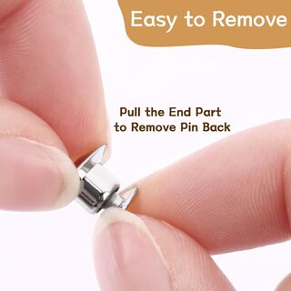 Locking Pin Backs, one pair locks one pin