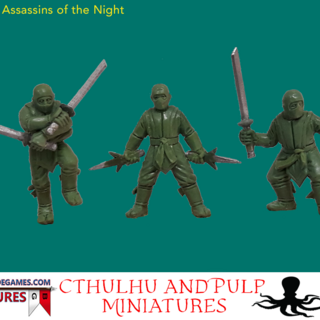 BG-CTH012  Assassins of the Night (Ninjas) (3 models, 28mm, unpainted)