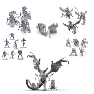 PnP / STL | Dragonbond Tyverian Army
