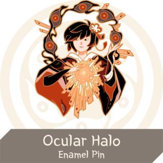 Enamel pin "Ocular Halo"