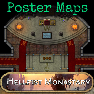 Poster Map - Hellfist Monastery