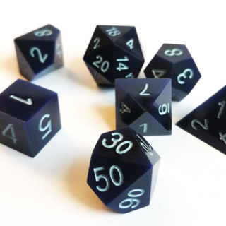 Midnight Dice Set + bag