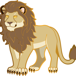Big Cat Pin: Lion