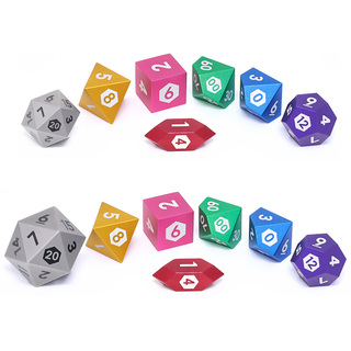 Rainbow Sets w/ Titanium d20