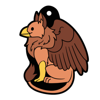 Gryphon PVC Keychain