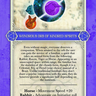 Wondrous Orb of Kindred Spirits - Cross Collab PnP Card